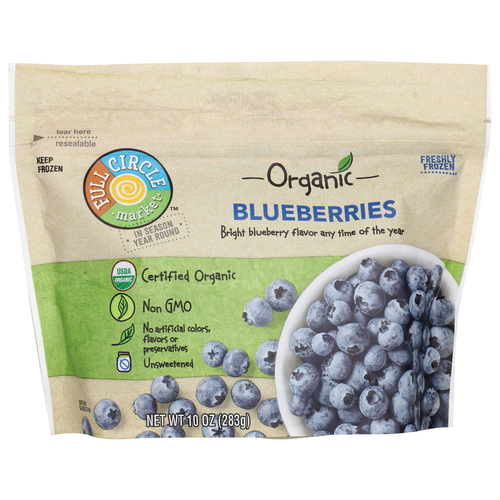 Full Circle Market Blueberries - 10 Ounce