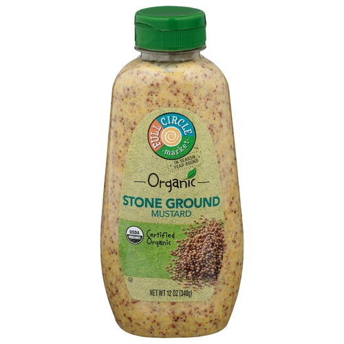 Full Circle Market Organic Stone Ground Mustard - 12 Ounce