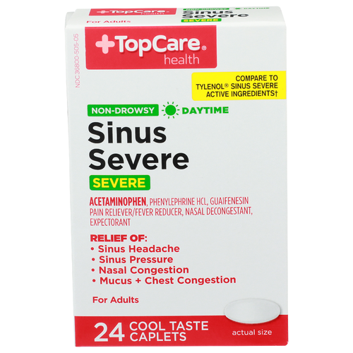 Topcare Health Sinus Severe - 24 Count