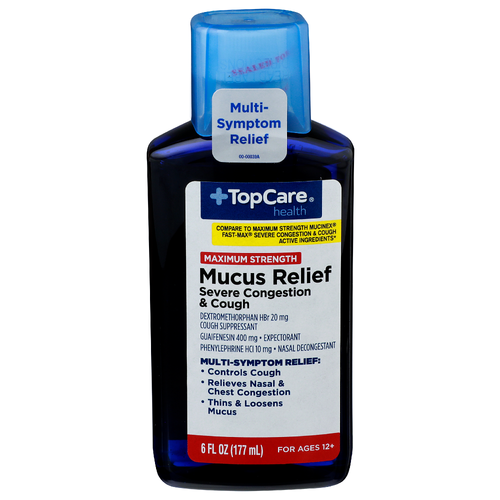 Topcare Health Mucus Relief - 6 Fluid Ounce