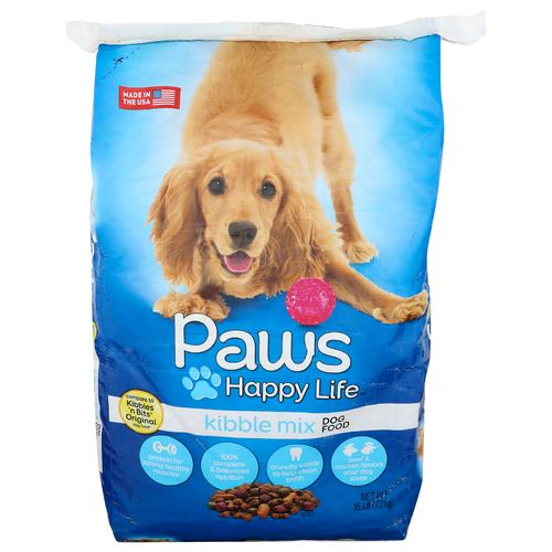 Paws Happy Life Kibble Mix Dog Food - 16 Pound