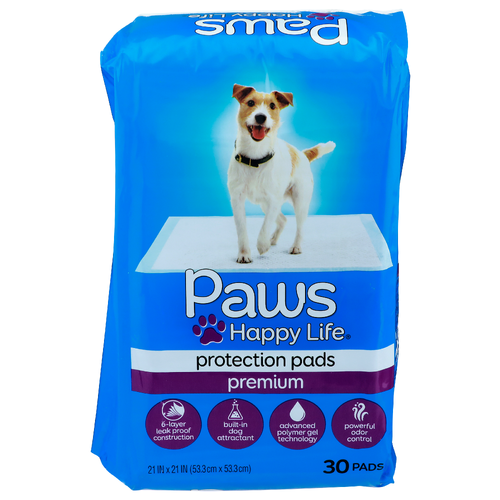Paws Happy Life Protection Pads - 30 Count