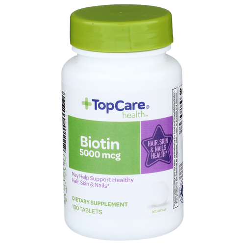 Topcare Health Biotin - 100 Count