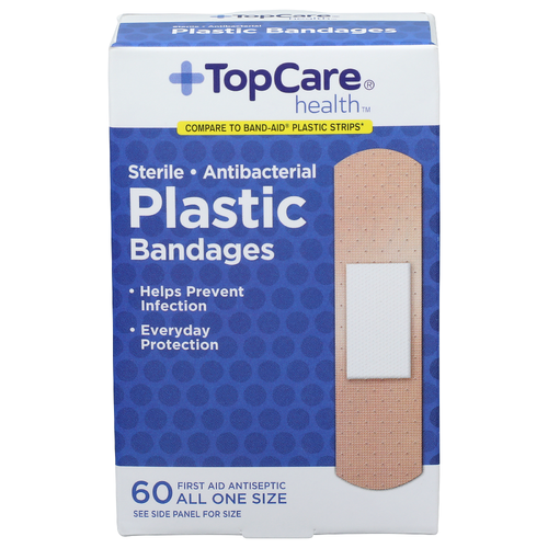 Topcare Health Plastic Bandages - 60 Count