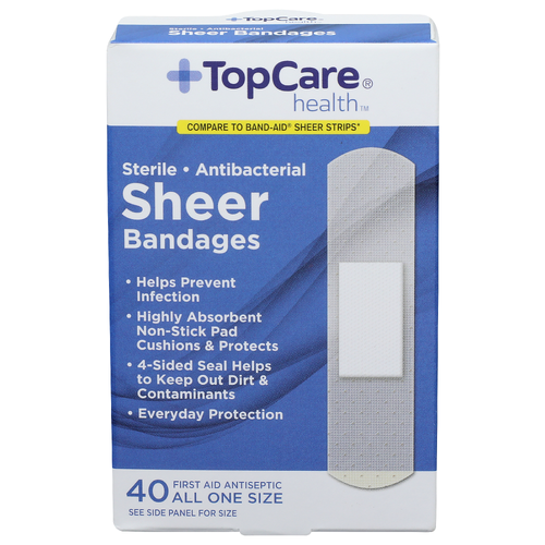 Topcare Health Sheer Bandages - 40 Count