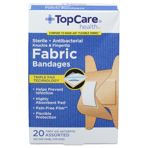 Topcare Health Fabric Bandages - 20 Count