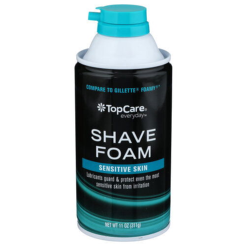 Top Care Everyday Sensitive Skin Shave Foam - 11 Ounce