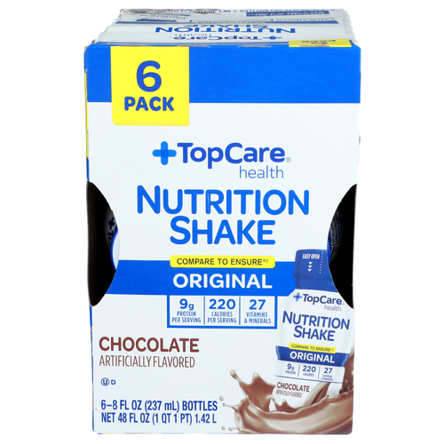Topcare Health Original Nutrition Shake - 8 Fluid Ounce - 6 Count