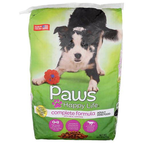 Paws Happy Life Adult Dog Food - 18.5 Pound