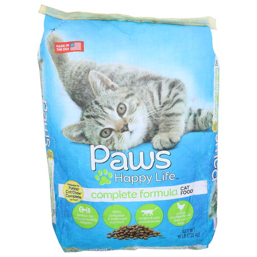 Paws Happy Life Complete Formula Cat Food - 16 Pound