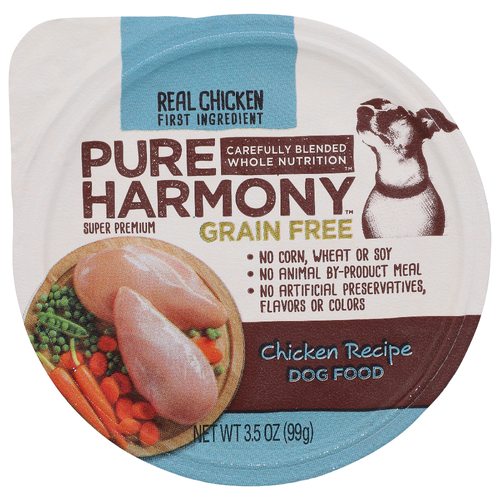 Pure Harmony Grain Free Super Premium Chicken Recipe Dog Food - 3.5 Ounce