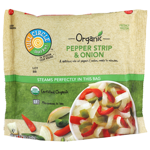 Full Circle Market Organic Pepper Strips & Onions - 12 Ounce - 1 Count