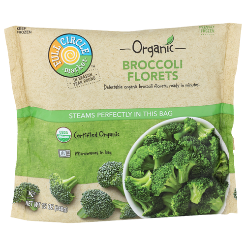 Full Circle Market Broccoli Florets - 12 Ounce