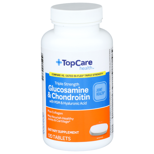 Topcare Health Triple Strength Glucosamine & Chondroitin - 120 Count