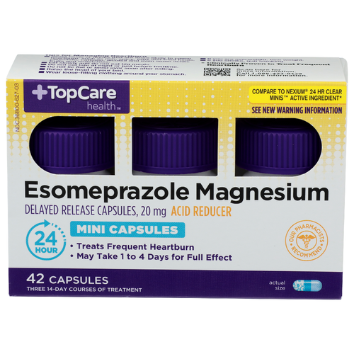 Topcare Health Acid Reducer Esomeprazole Magnesium - 42 Count