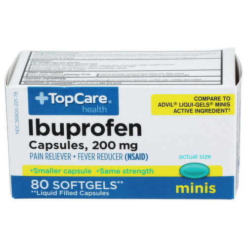 Topcare Tc Pn Rlf Ibprfn Mn Sftg - 80 Count Image 1 of 4