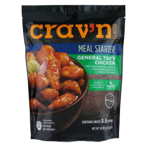 Crav'n Flavor Meal Starter General Tso's Chicken - 18 Ounce