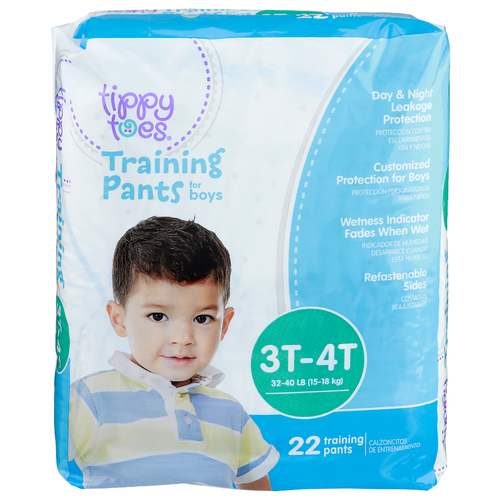 Tippy Toes Training Pants - 22 Count