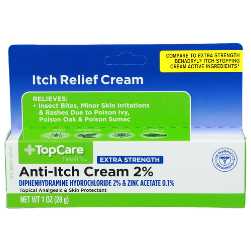 Topcare Health Itch Relief Cream - 1 Ounce