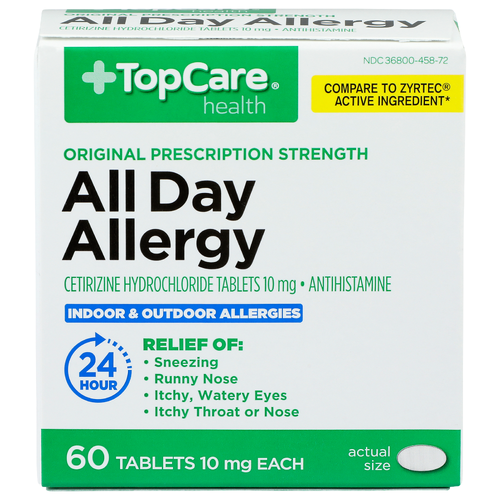 Topcare Health All Day Allergy - 60 Count