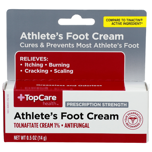 Topcare Health Cures & Prevents Most Athlete's Foot Cream - 0.5 Ounce