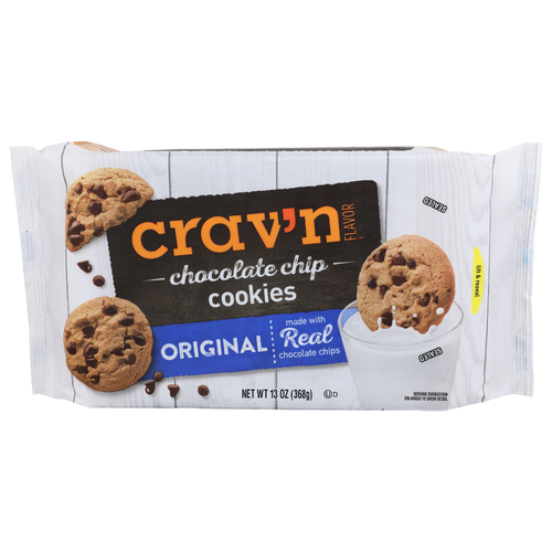Crav'n Flavor Chocolate Chip Original Cookies - 13 Ounce