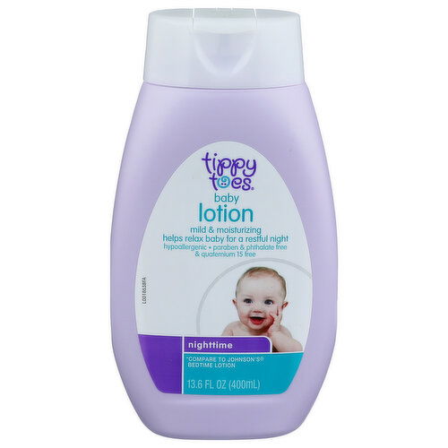 Tippy Toes Baby Lotion Night - 13.6 Fluid Ounce