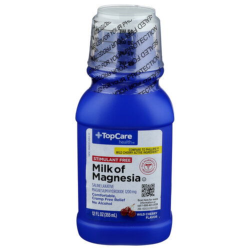 Top Care Tc Cherry Milk Of Magnesia - 12 Fluid Ounce Image 1 of 4