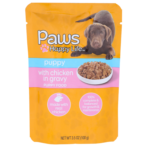 Paws Happy Life Chicken Gravy Puppy Food - 3.5 Ounce
