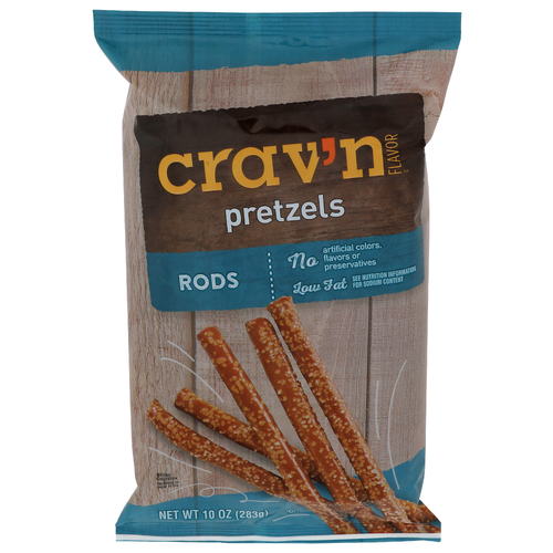 Crav'n Flavor Rods Pretzels - 10 Ounce