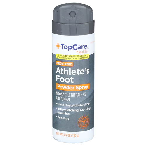 Topcare Health Powder Spray Athlete's Foot - 4.6 Ounce