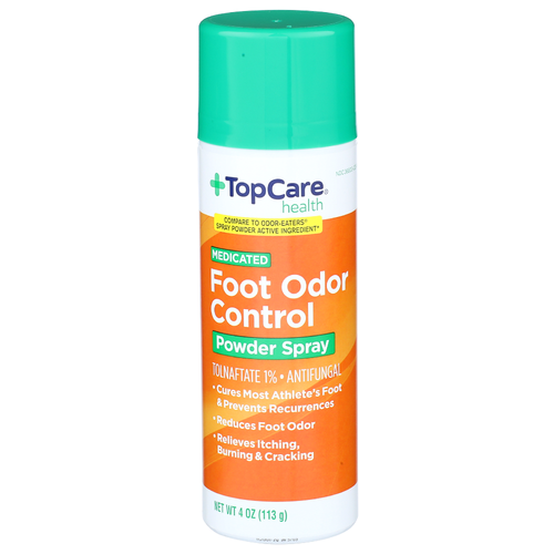 Topcare Health Powder Spray Foot Odor Control - 4 Ounce