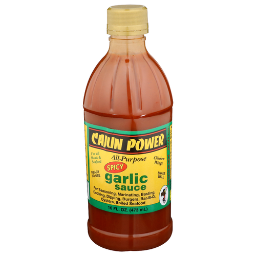 Cajun Power Spicy Garlic Sauce - 16 Fluid Ounce