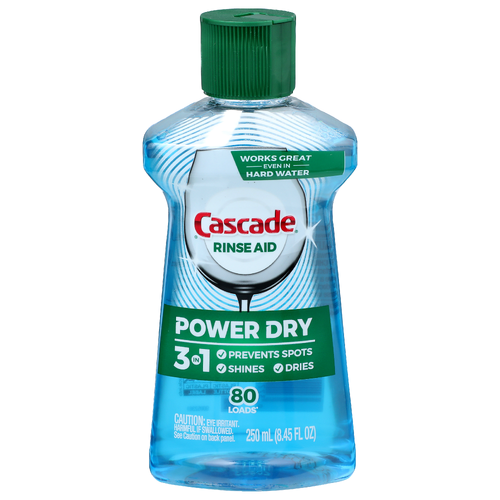 Cascade Rinse Aid - 3.125 ml - 80 Count