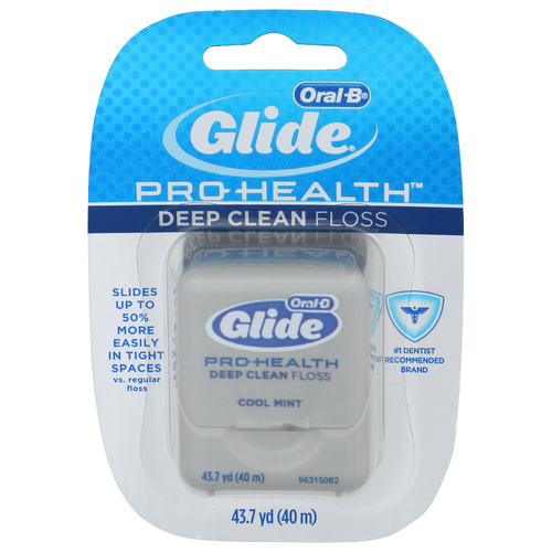 Oral-B Glide Cool Mint Pro Health Deep Clean Floss - 43.7 Yard