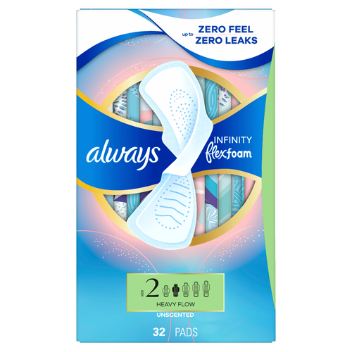 Always Infinity Flexfoam Size 2 Pads - 32 Count Image 1 of 2