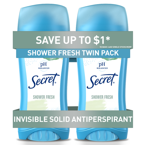 Secret Shower Fresh Antiperspirant Deodorant - 5.2 Ounce