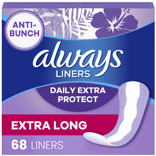 Always Value Pack Extra Long Liner - 68 Count Image 1 of 3