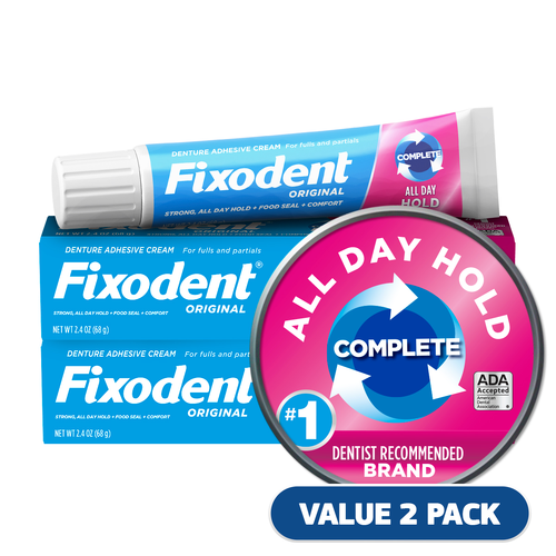 Fixodent Denture Adhesive Cream - 2 Count Image 1 of 3