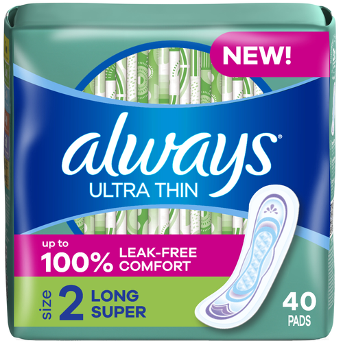 Always Ultra Thin Pads - 40 Count