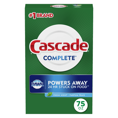 Cascade Fresh Scent Dawn Grease Fighting Power Complete Dishwasher Detergent - 75 Ounce Image 1 of 3