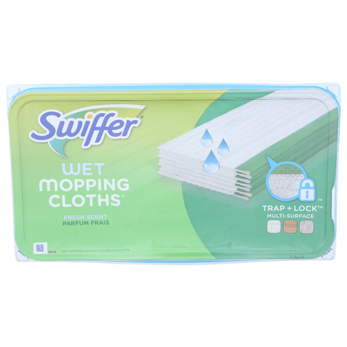 Swiffer Fresh Scent Wet Mopping Cloths - 12 Count