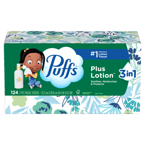 Puffs Plus Lotion - 124 Count Image 1 of 2