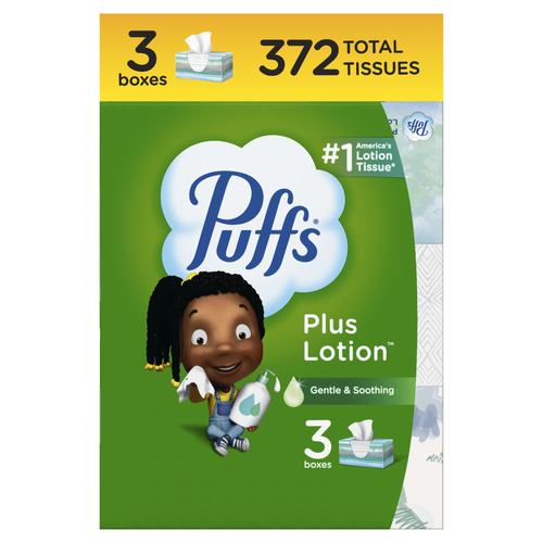 Puffs Plus Lotion - 3 Count Image 1 of 3