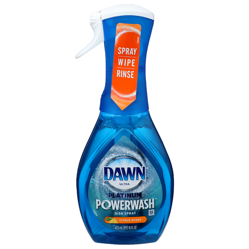 Dawn Dish Soap & Detergent Citrus Scent Platinum Powerwash Ultra Spray - 16 Fluid Ounce Image 1 of 3