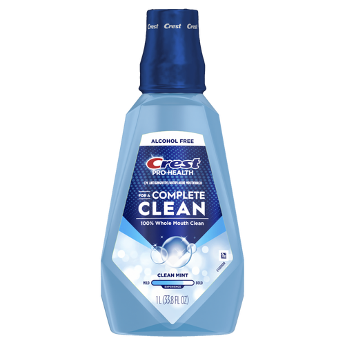 Crest Pro-Health Clean Mint Multi Protection Mouthwash - 33.8 Ounce