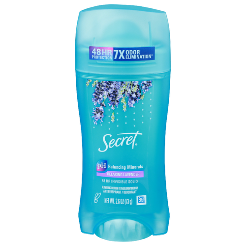 Secret Relaxing Lavender Antiperspirant Deodorant - 2.6 Ounce