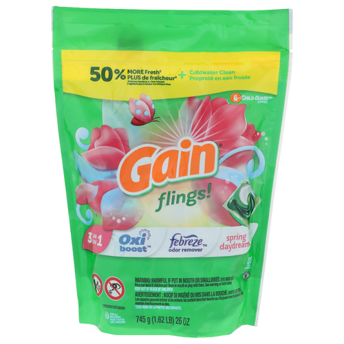 Gain Flings! Spring Daydream Detergent - 0.046 Pound - 35 Count Image 1 of 3