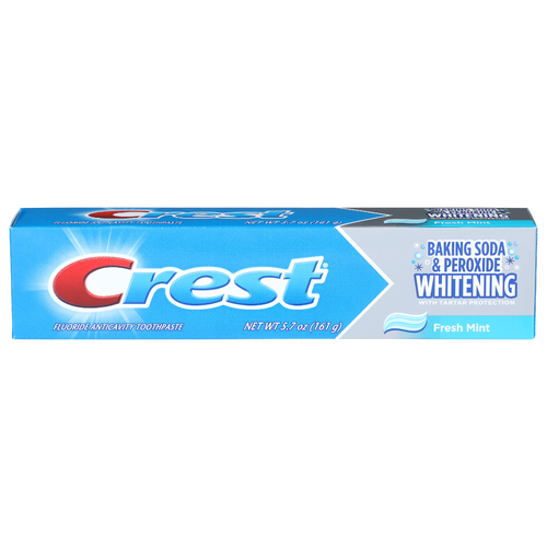 Crest Fresh Mint Baking Soda & Peroxide Whitening Fluoride Anticavity Toothpaste - 5.7 Ounce