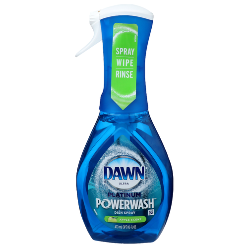 Dawn Dish Soap & Detergent Apple Scent Platinum Powerwash Ultra Spray - 16 Fluid Ounce